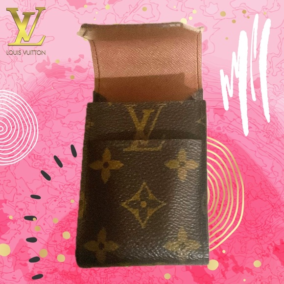 Louis Vuitton Brown and Gold Monogram Cigarette/Accessory Case..no callouts - Picture 2 of 7
